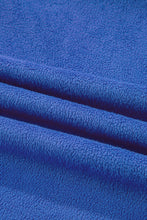 Load image into Gallery viewer, Dark Blue Oversize Drop Shoulder Reversible Mock Neck Sweatshirt