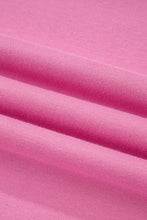Load image into Gallery viewer, Bright Pink Oversize Drop Shoulder Reversible Mock Neck Sweatshirt