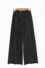 Load image into Gallery viewer, Bonbon Mineral Wash Exposed Seam Wide Leg Cargo Pants