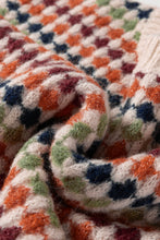 Load image into Gallery viewer, Multicolour Dotty Striped Pattern Knit Drop Shoulder Sweater
