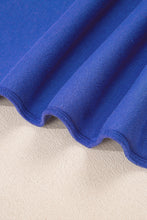 Load image into Gallery viewer, Dark Blue Oversize Drop Shoulder Reversible Mock Neck Sweatshirt
