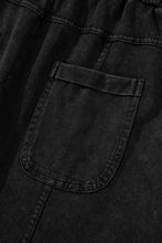 Load image into Gallery viewer, Bonbon Mineral Wash Exposed Seam Wide Leg Cargo Pants
