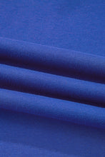 Load image into Gallery viewer, Dark Blue Oversize Drop Shoulder Reversible Mock Neck Sweatshirt
