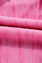 Load image into Gallery viewer, Strawberry Pink Flounce Sleeve Tiered Ruffled Velvet Mini Dress
